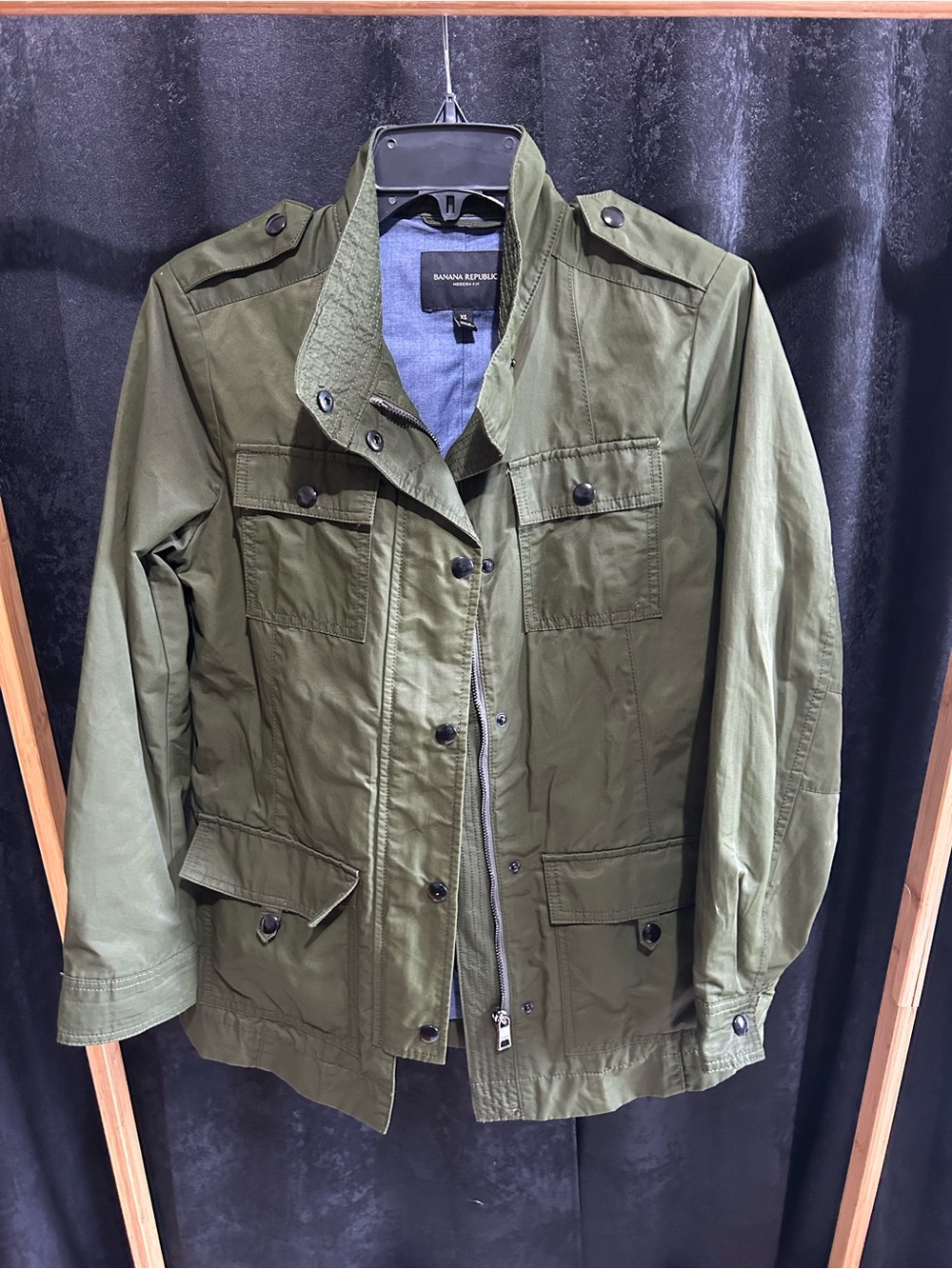 Banana Republic Green Military Jacket